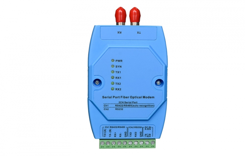 工业级2路串行接口(1路RS422/485,1路RS232)光猫